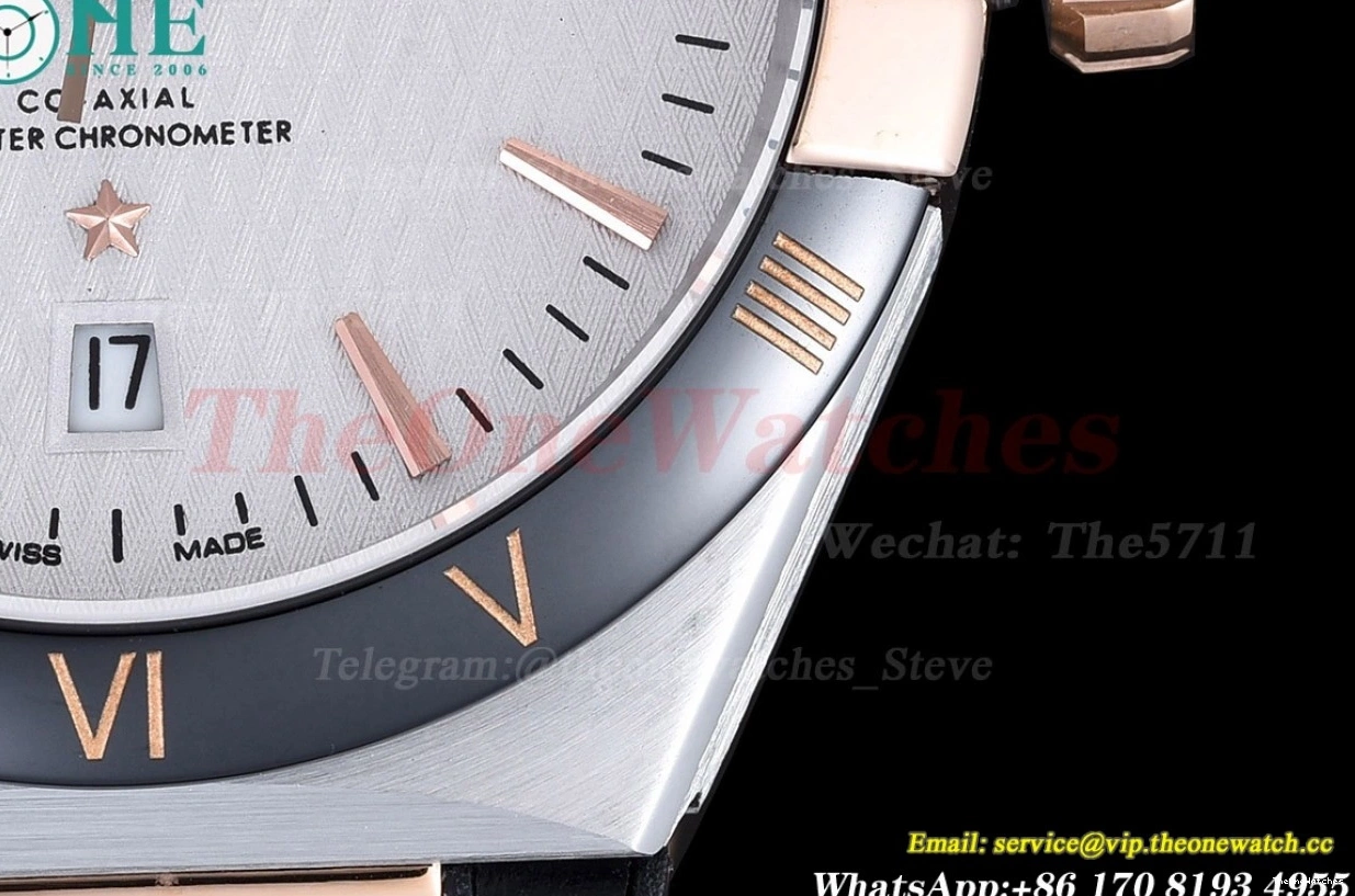 Dial GDF LE 41mm Ceramic Constellation RG White MY8215 0225